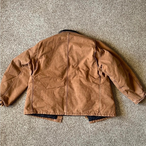 Carhartt Duck DETROIT Jacket Blanket lined XXL Tall - Picture 2 of 3